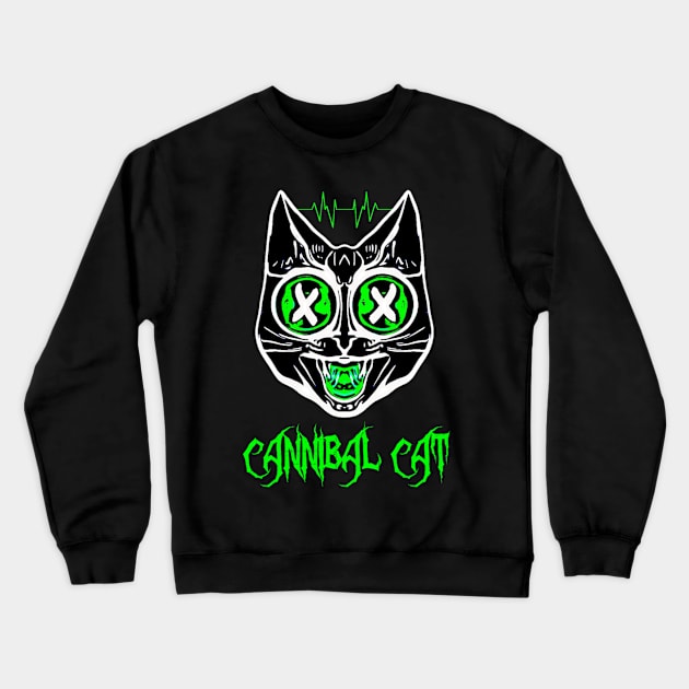 Cannibal Cat Orginal Crewneck Sweatshirt by 2ndEnd